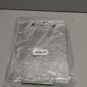 Juvealoe A4 Plastic Clipboard 2 Pack, 8.5 x 11 Clear Colored Clip Boards with Low Profile Clip, Letter Size for Classroom, Teacher, Students, School & Office Supplies