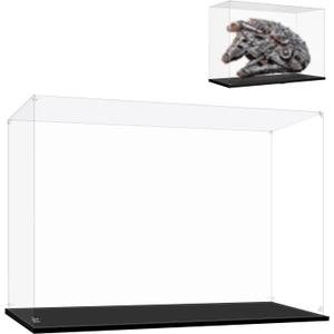 Display Case for Lego 75192 Millennium Falcon, 34.64x15.35x22.83 (88x39x58cm), Protect Your Collectibles from Dust with a Clear Showcase