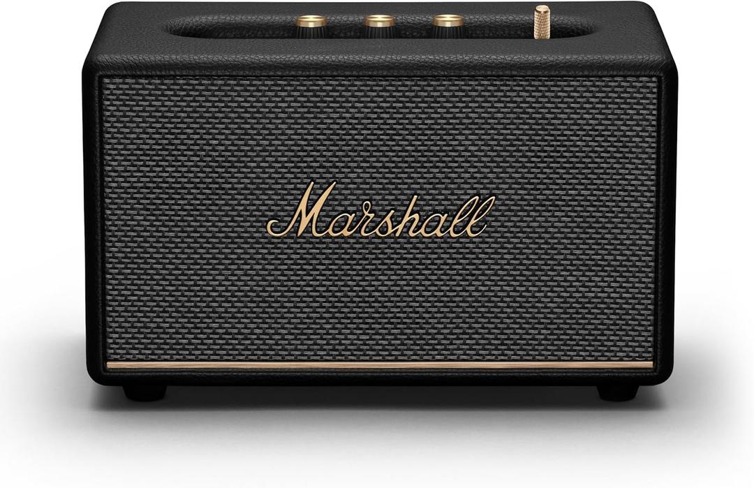 Marshall Acton III Bluetooth Home Speaker, Black (One Size)