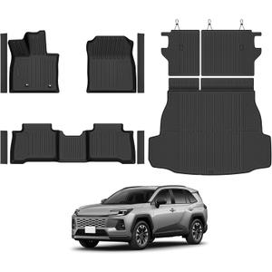 Floor Mats for 2026 Toyota RAV4 Hybrid(Not for PHEV)(W/o Cargo Subwoofer)