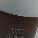 BlueHills Premium 4000 ml Tall Essential Oil Diffuser 4L 4 Liter 50 Hour Run with Remote Timer Aroma Humidifier 1 Gallon Big Capacity High Mist Output for Large Room Lights Dark Wood Grain XL T402