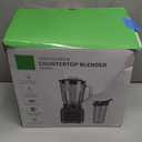 GDOR Professional Blender for Kitchen, 1200 Peak Watts Smoothie Blender, 5 Functions for Ice Crushing & Frozen Fruit, 52 Oz Glass Jar & 24 Oz To-Go Cup Combo, Self-Cleaning, Gray