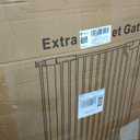 Babelio Baby Gate for Stairs, Kitchen & Doorways, No Bottom Bar| Easy Install| One-Handed Operation| Auto-Close| Hardware Mount Safety Dog Gate (Black, 28" H, 29.7-46.5" W)