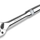 DURATECH 1/4-Inch Drive Ratchet, 90-Tooth Quick-Release Ratchet Wrench, Reversible, Cr-V Made, Full Polished, Stocking Stuffers for Men Gifts for Men Gifts for Women Gifts for Dad