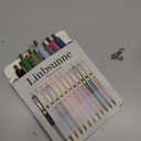 Linbsunne Ballpoint Pens Black Medium Point 1mm Pen with Super Soft Grip Ball Point Pen for Men Women Retractable Pens (gold-12 pcs)