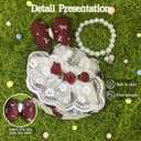 17cm Doll Clothes Set & Outfit Set for 17cm Dolls - Premium Fashion Dresses with Accessories, Luxury Chic Doll Clothing & Style Bundle Princess Pink