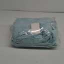FreshCulture Queen Fitted Sheets, Bulk Pack of 6, Deep Pocket, Soft Microfiber Bottom Sheets for Home, Salons, Hotels, Queen Size Fitted Sheets Only (Spa Blue)