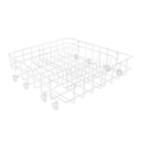 Upgrade 808602302 Lower Dishrack Fit For Kenmore For Frigidaire 808602302 Lower Dishrack Assembly with 154174501 Wheels Replace 154432602 154432601 154319706 dishwasher bottom basket 1 Year Service