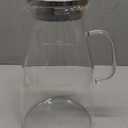 Aofmee 1 Gallon Glass Pitcher with Lid and Handle, 128oz Glass Water Pitcher, Dishwasher-safe Refrigerator-friendly Borosilicate Carafe, Large Jug for Iced Tea, Coffee, Juice, Milk, Homemade Beverage