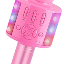 Amazmic Toys for Girls, Kids Karaoke Microphone Toddler Microphone for Kids with Lights, Birthday Gift for Girls, Boys Toy Age 3 4 5 6 7 8 9 10-14+(Pinkcolor) 