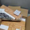 Evermagin 35" Coat Rack Wall Mount with Shelf, 4 in 1 Wall Mounted Coat and Key Hanger with 13 Hooks, Entryway Key Holder with Mail Holder for Living Room, Bedroom (Brown)