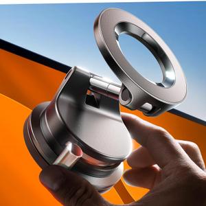 LISEN for iPhone 17 Pro Max Car Mount Vacuum MagSafe Car Mount, 360 Adjustable Suction Cup Magnetic Phone Holder, Garmin GPS for Windshield/Mirror/Kitchen/Gym for iPhone 17 16 15 14 Pro Max