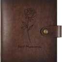 Photo Album 4x6 200 Pockets, Genuine Leather Photo Albums 200 Photos with Writing Space 30 Writing Paper, Family Wedding Travel Kids Graduation Ultrasound Baby Picture Album Scrapbook, Mother Gifts