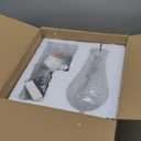 Raindrop Pendant Light, Black Glass Pendant Lighting, Hand Blown Teardrops Modern Hanging Light for Entryway Foyer Stairway Kitchen Island Bedroom Dining Living Room Hallway