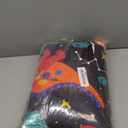 Kids Comforter Sheet Set - Soft and Breathable Bed Set Includes Quilted Comforter, Fitted Sheet, Flat Top Sheet, Pillowcase and Toddler Pillowcase - 4 Pieces Toddler Bedding Set Navy Space Dinosaur