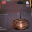 DI Globe 2-IN-1 Rattan Pendant