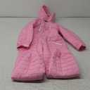 Haloumoning Kids Snow Suit Girls Hooded Waterproof Insulated One Piece Ski Suit, 140