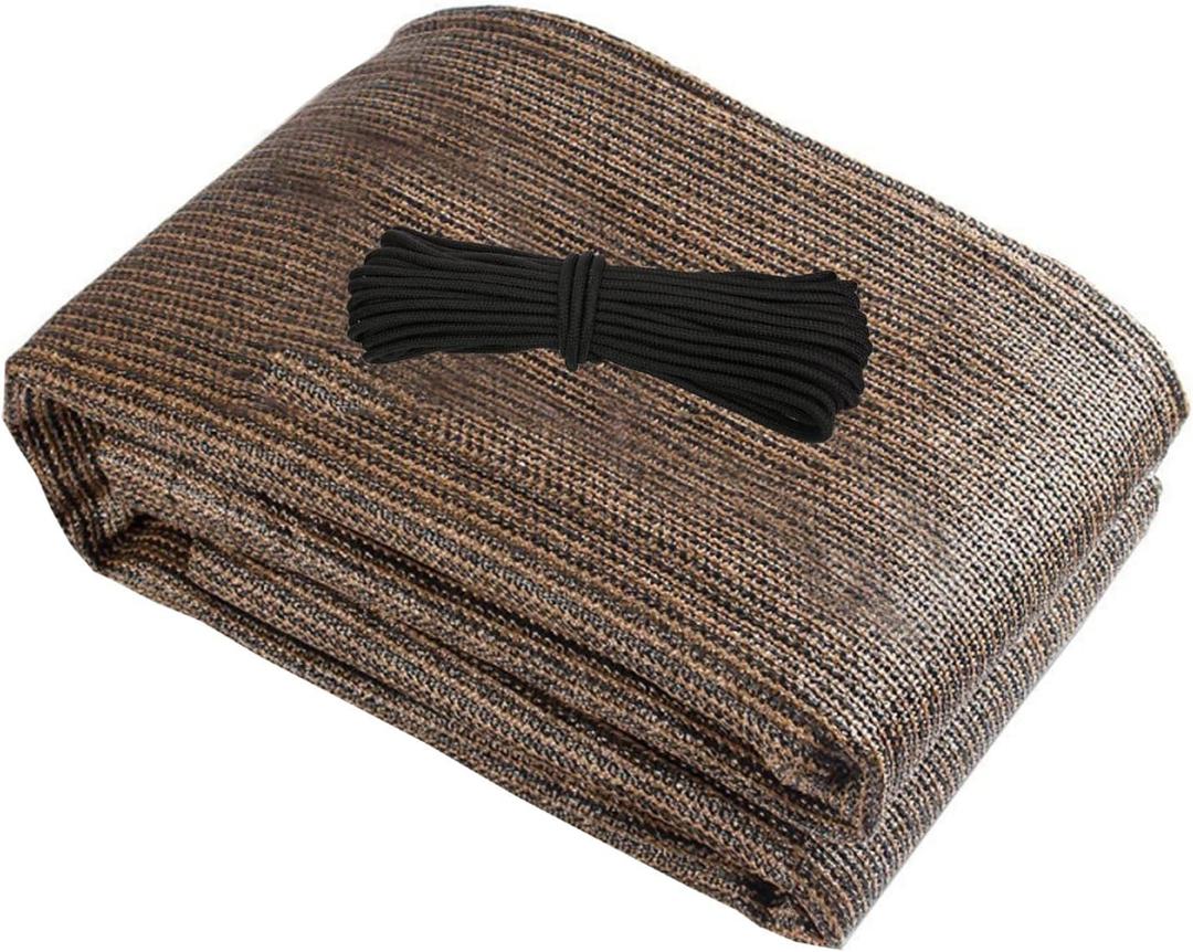LIGUOYI Pergola Sun Shade Rectangle Permeable Sun Shades Patios Thicker Tear Proof Brown, 180g/Square Metre for Outdoor Patio Garden Backyard 95% UV with Grommets Windproof Shade Cloth (Size : 1x4m) LIGUOYI Pergola Sun Shade Rectangle Permeable Sun Shades Patios Thicker Tear Proof Brown, 180g/Square Metre for Outdoor Patio Garden Backyard 95% UV with Grommets Windproof Shade Cloth (Size : 1x4m)