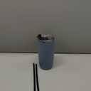 Simple Modern Travel Coffee Mug Tumbler with Flip Lid | Reusable Insulated Stainless Steel Cold Brew Iced Coffee Cup Thermos | Gifts for Women Men Him Her | Voyager Collection | 16oz | Blue Dune