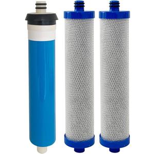 Reverse Osmosis Replacement Filter Set Compatible with Whirlpool WHER 12 & 18 RO System