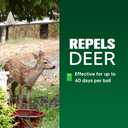 LAQDECDV Deer Repellent Outdoor, Rabbit Repellent for Garden, Deer & Rabbit Deterrent for Plants, Deers Repellant for Yard, Bunny Repellents, Keep Deer, Elk, Moose, Hares Away from Flower- 8 Pack