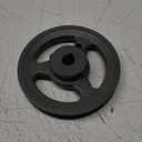 uxcell AK54-5/8 V-Belt Sheave 5/8"Bore 5.25"OD Single Groove Web Sheave Bored-to-Size Sheave, Cast Iron, Belt Section for 4L or A Belt