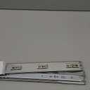 LONTAN 1 Pair 22 Inch Side Mount Soft Close Drawer Slides 3 FOLD Full Extension Drawer Glides - 4502S3-22 Heavy Duty Ball Bearing Cabinet Rails with Rear Mounting Brackets 100 LB Capacity