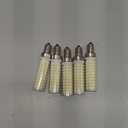 ALIDE E12 10W 6000K LED Candelabra Bulbs 100w Equivalent 1200lm 0.73 * 3.15inch, Non-dimmable, 5Pack (Daylight White)