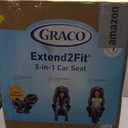 Graco Extend2Fit 3-in-1 Convertible Car Seat, 3 Modes – Rear Facing, Forward Facing Baby Car Seat and Highback Booster Seat, Adjustable Extension Panel for Extra Legroom, Cullen. Manufactured Date: 03/14/2026