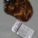 Short Blonde Curly Wigs for Women Honey Blonde Side Part Synthetic Wig Cosply Daily Party Wigs