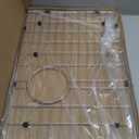 Serene Valley 27-9/16" x 14-9/16" Sink Protector, Rear Drain with Corner Radius 3/16", Sink Grid NLW2815R