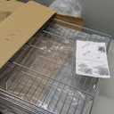 2-Tier Kitchen Cabinet Pull Out Shelf and Drawer Organizer Slide Out Pantry Storaqe Basket in Multiple Sizes (21" W x 21" D,)