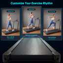 NEWBULIG Walking Pad Treadmill for Home, Lightweight Walk Machine with Remote Control and LED Display, Portable Treadmill Under Desk for Walking, Jogging, Running, Black 42.2"D x 22.1"W x 38"H