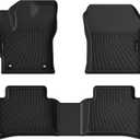 All Weather Floor Mat Fit for Toyota Corolla(Include Hybrid Exclude Hatchback) 2026 2025-2020 TPE Rubber Liners Corolla Accessories All Season Guard Odorless Anti-Slip Liner Black
