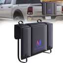 MICTUNING Tailgate Bike Pad for Mountain Bike, Secure 2 Bikes on Truck, ScratchResistant Tailgate Pad with Reflective Strips and Tool Pocket, for Outdoor Bicycle Transportation