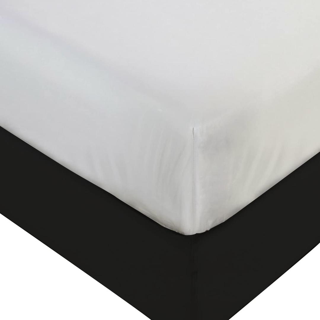 BLISSFORD Plastic Mattress Protector - Heavy Duty, Twin Size Fitted Vinyl - Plastic Mattress Cover, Rubber Sheets for Bedwetting Adult or Child, 100% Waterproof Sheets for Bed (39" x 75"- Twin)