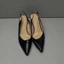 Rilista Women's Slingback Kitten Heels Closed Pointed Toe Backless Wedding Party Dress Pumps Shoes, 8 1/2