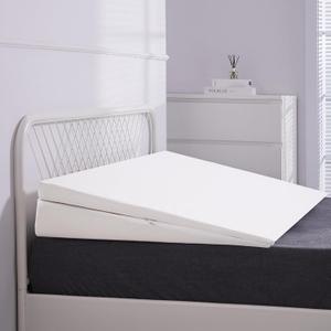 SUNYRISY Adjustable Wide Size Bed Wedge Pillow, Wedge Mattress Topper with Washable Cover, Mattress Wedge Lifter, Inclined Mattress Elevator for Acid Reflux, Neck & Back Pain, Anti-snoring, Queen