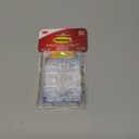 3M 17006CLR-18ES Clear Hooks w/Adhesive Strips, 18-Hook Pack - Quantity 4