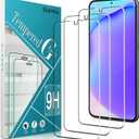 Slanku [3 Pack for Samsung Galaxy S25 Screen Protector, Ultrasonic Fingerprint Support, 9H Tempered Glass, Easy To Install, Case Friendly