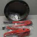 Pallet Strapping Kit with Tools - 5/8" x 1000' Heavy-Duty Black PET Strapping, Tensioner & Sealer, 100 Metal Seals for Securing, Shipping & Bundling | Industrial-Grade Polyester Banding Set