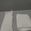 Simplebrand Ivory Sheer Curtains 90 Inches Long, Light Filtering Rod Pocket Solid Color Window Sheer Curtain Panels, Elegant Curtains & Drapes for Living Room, Bedroom 2 Panels (Ivory, 42" W x 90" L)