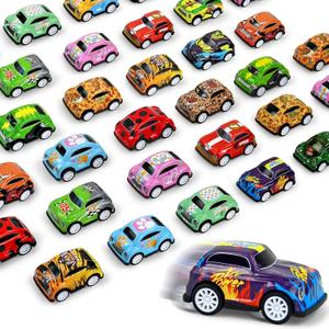 Vileafy 30 Pull Back Mini Cars for Kids  Bulk Party Favors for Boys & Girls Ages 3-5  Goodie Bag Stuffers, Birthday Return Gifts, Classroom Treasure Box & Carnival Prizes