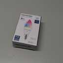 Lightinginside E12 Smart Light Bulbs 60W Equiv., Work with Alexa/Google Home/SmartLife, 500LM 6W RGBCW Candle Candelabra LED Light Bulbs, No Hub Required, 2.4G WiFi Bluetooth Bulb, ETL Listed, 2PCS (Multicolor)