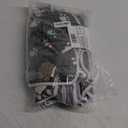 Panelee 4pcs Washable Pads Waterproof Dog Blanket Cat Bed Sofa Protector Soft Blanket Plush Reversible Throw Blanket Paw Pattern Warm for Small Dogs (Black)