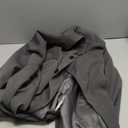 Mens Casual Suit Blazer Jackets Stand Mandarin Collar Lightweight Lined Business Dress Sport Coats (3X-Large, Grey)