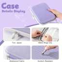 Card case for Player Cards with 120 Pockets, Card Holder with 15 Removable Sleeves, Suitable for any card carrying case of the same size (Purple)