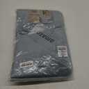 Genteele Memory Foam Bath Mat Non Slip Absorbent Super Cozy Velvet Bathroom Rug Carpet (17 inches X 24 inches, Smoke Blue)