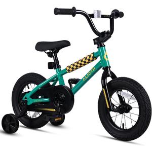 vollsch BMX Style 12 14 16 Inch Kids Bike Training Wheels 20'' Bicycle with Kickstand for 2-14 Years Old Toddlers Boys Girls Coaster Brake Multiple Colors