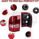 Tail Light Housing Rear Lamp For Ford ranger 2006 2007 2008 2009 2010 2011 Replaces #6L5Z13405AA #FO2819111 (Left Driver Side)